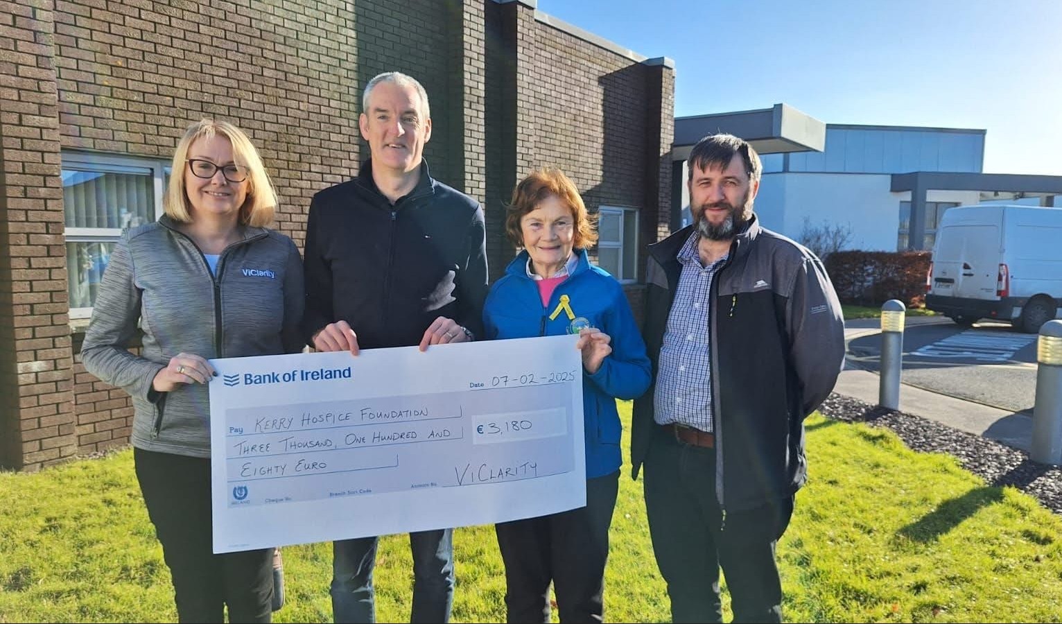 ViClarity Fundraiser Raises Over €3,000 for Kerry Hospi