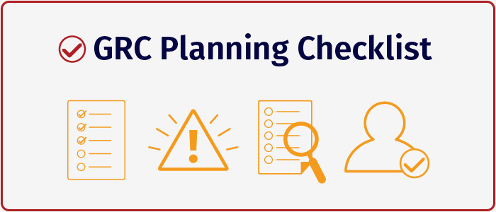 GRC Planning Checklist